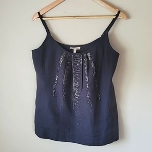 EILEEN FISHER BLING FRONT 62% LINEN TWO PEICE  PANT SET SZ XS